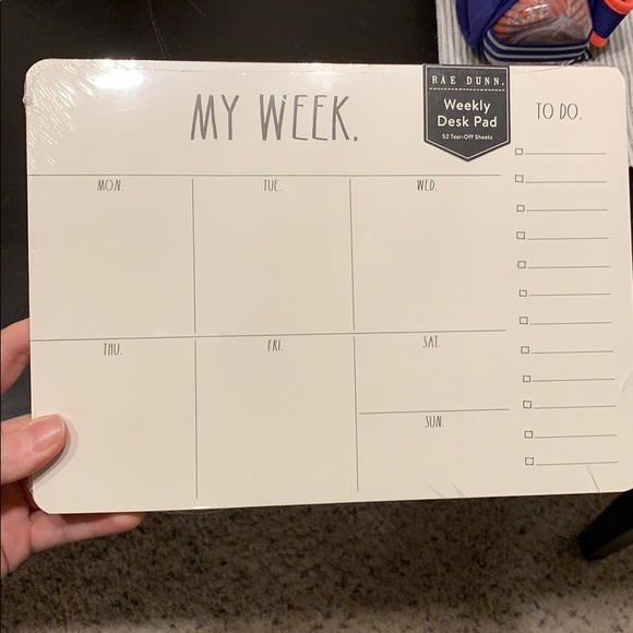 Rae Dunn Other - Rae Dunn “My Week” pad